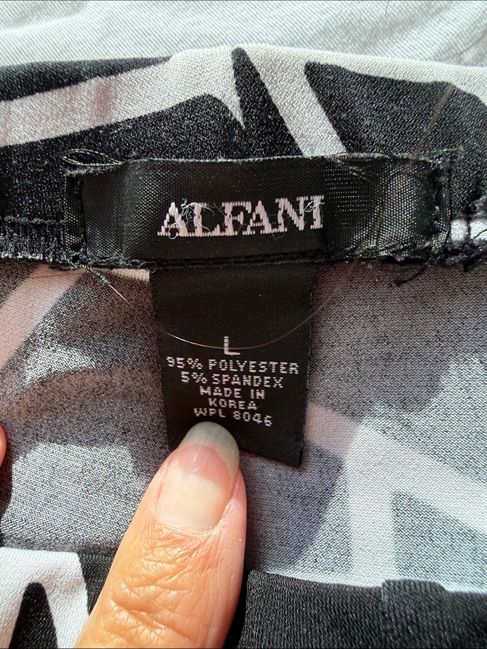 Alfani Black & White Graphic Tank Top